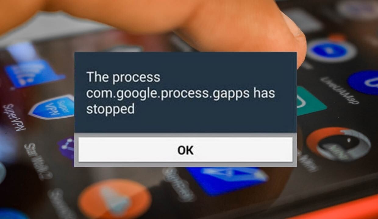 Com.google.process.gapps İşlemi Durdu Hatası ve Çözümü